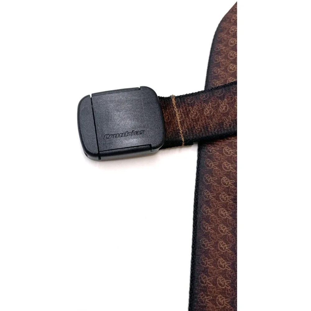 Croakies Belt, Brown Nylon,  Length 37